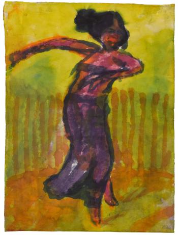 Zigeunertnzerin (Gypsy Dancer) by 
																	Emil Nolde
