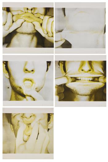 Studies for Holograms by 
																	Bruce Nauman