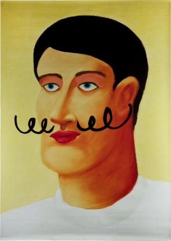 Portrait with a Moustache by 
																	Nicolas Party