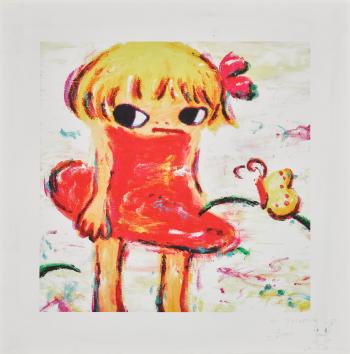 Girl in Red Dress by 
																	 Ayako Rokkaku