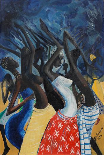 Africa Dances by 
																	Ben Enwonwu