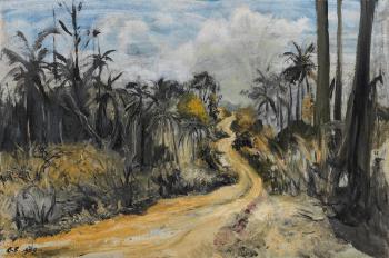 A Forest Road by 
																	Ben Enwonwu