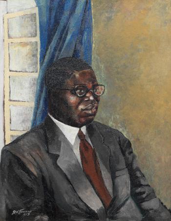 Portrait of Stephen Awokoya by 
																	Ben Enwonwu