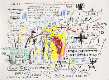 Boxer Rebellion by 
																	Jean-Michel Basquiat