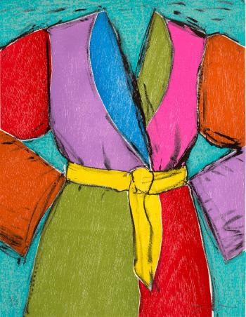 The Yellow Belt by 
																	Jim Dine