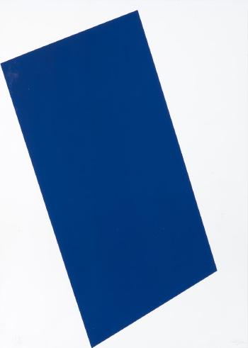 Blue (for Leo), from The Leo Castelli 90th Birthday portfolio by 
																	Ellsworth Kelly