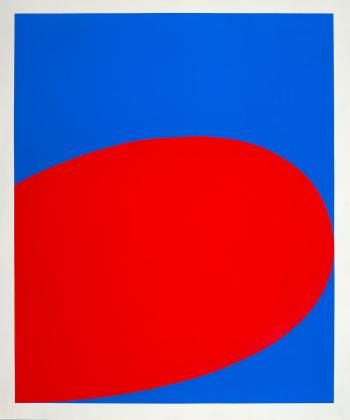 Red Blue, from the Ten Works x Ten Painters Portfolio by 
																	Ellsworth Kelly