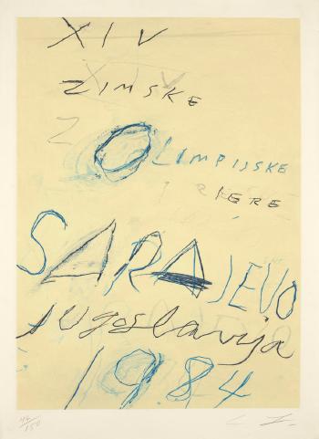 Sarajevo, from Art and Sports by 
																	Cy Twombly