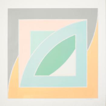 River Ponds IV, from Newfoundland Series by 
																	Frank Stella