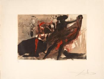 La tauromachie individuelle by 
																	Salvador Dali