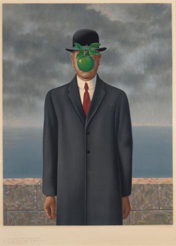 Le fils de l'homme by 
																	Rene Magritte