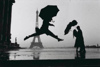 Paris (Umbrella Jump) by 
																	Elliott Erwitt