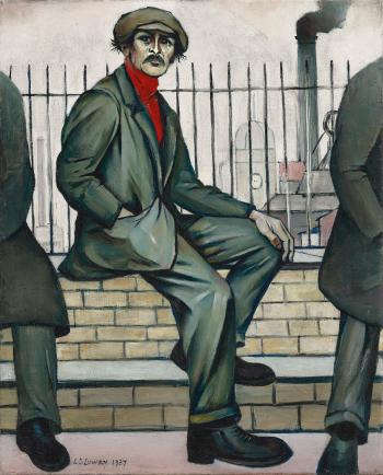 Unemployed by 
																	Laurence Stephen Lowry