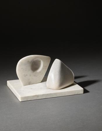 Two Forms from Delos by 
																	Barbara Hepworth