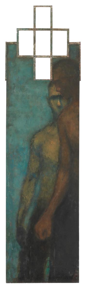 Untitled (Two Men) by 
																	Sunil Padwal