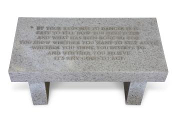 Living Series: By Your Response to Danger by 
																	Jenny Holzer