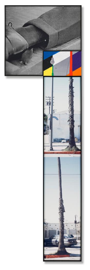 The Overlap Series: Leg (with Mouse) and Trunks (with Streetlight) by 
																	John Baldessari