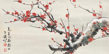 Plum Blossom in Snow by 
																	 Wang Xuetao
