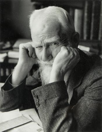 George Bernard Shaw by 
																	Alfred Eisenstaedt
