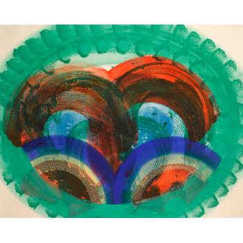 Red Palm by 
																	Howard Hodgkin