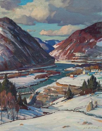 Vermont River Valley by 
																	Aldro Thompson Hibbard