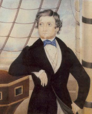 Portrait of a gentleman, on board ship, Sydney by 
																	Edmund Edgar