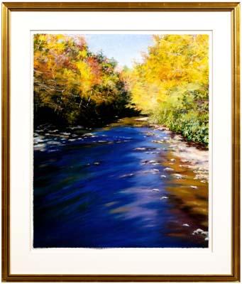 Autumn river by 
																	Coralie Tweed