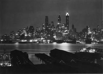New York City skyline by 
																	Carl Mydans