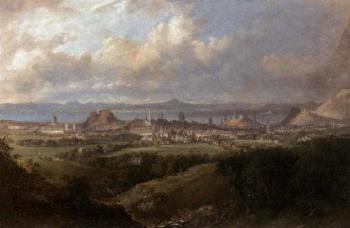 View of Edinburgh from the Braid Hills by 
																	Henry G Duguid
