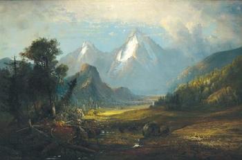 Colorado Mountain Scene by 
																	Henry Arthur Elkins
