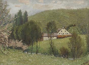 Mühle im Odenwald. by 
																	Heinrich Zernin