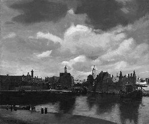 Ansicht von Delft by 
																	Carl Faust