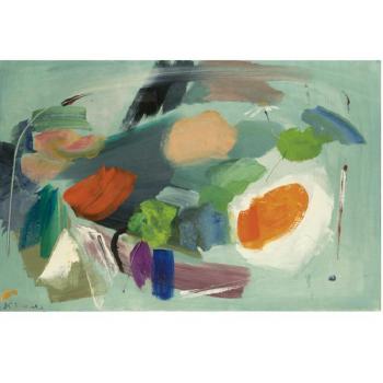 Circle Of Flowers by 
																	Ivon Hitchens