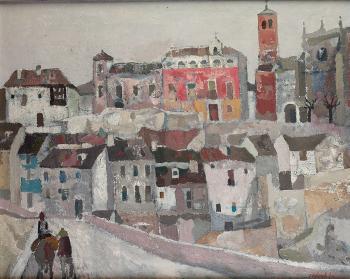 View of town by 
																	Agustin Redondela