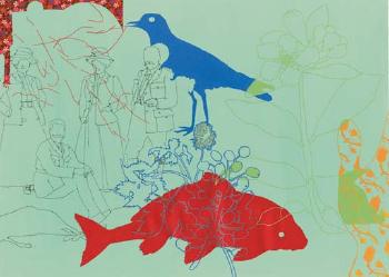 Fish Hunt by 
																	Nusra Latif Qureshi