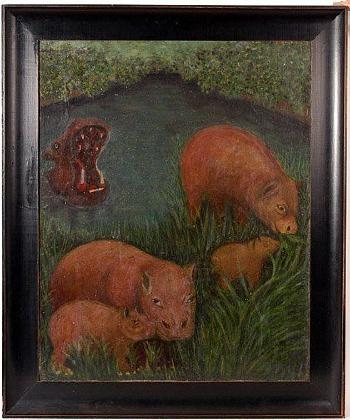 Hippos by 
																	Ellis Walter Ruley