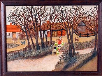 Village life by 
																	Jozef Szubert