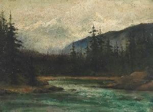 Otter Tail Mountains, B.C. by 
																	Edmond Dyonnet