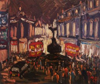 Evening Picadilly Circus  by 
																	Michael Quirke