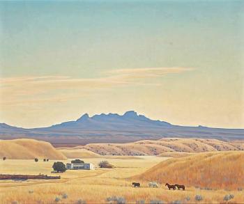 Arizona Grasslands by 
																	Edith Anne Hamlin
