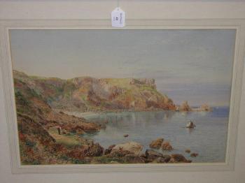 A view near Torbay by 
																	John William Salter