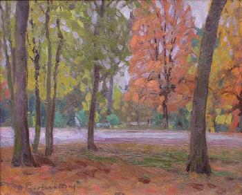 Paysage d'automne by 
																	Vassily Victorovitch Poustochkin