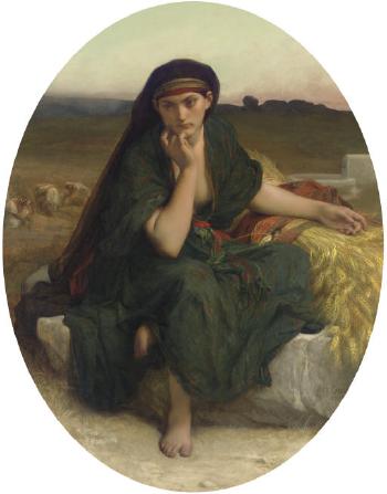 Ruth revenant des Champs (or Ruth en Repos) by 
																	Alexandre Cabanel