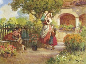 Giochi in giardino by 
																	Gerely Imre
