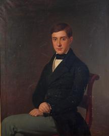 Portrait of a young man by 
																	Joaquin Espalter y Rull