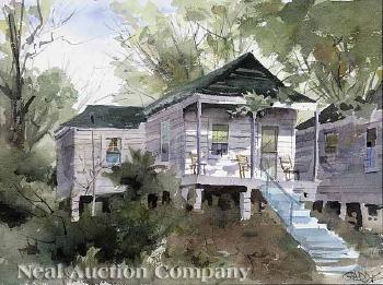 Mississippi cabin by 
																	John Gaddis