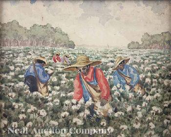 Picking cotton by 
																			Corrina Morgianne Luria