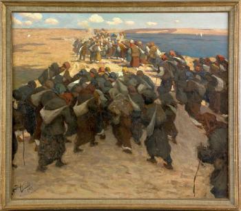 The pilgrimage by 
																	Viktor Ivanovich Zarubin