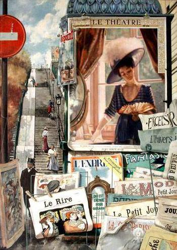 Le kiosque a journaux by 
																	Georges Voinesco