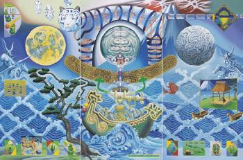 Moon-Sea-Brain - Sea of Seven Happiness by 
																	 Tateishi Tiger